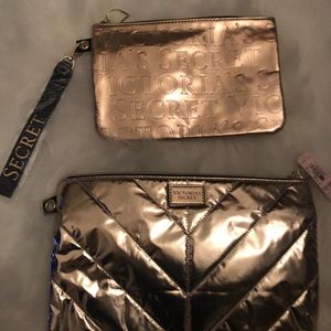 Victoria secret LIMITED EDITION makeup pouches NWT